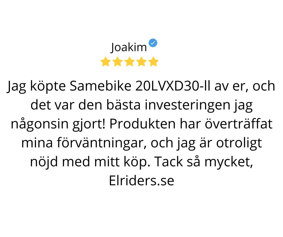 Elcykel kund recensioner Joakim