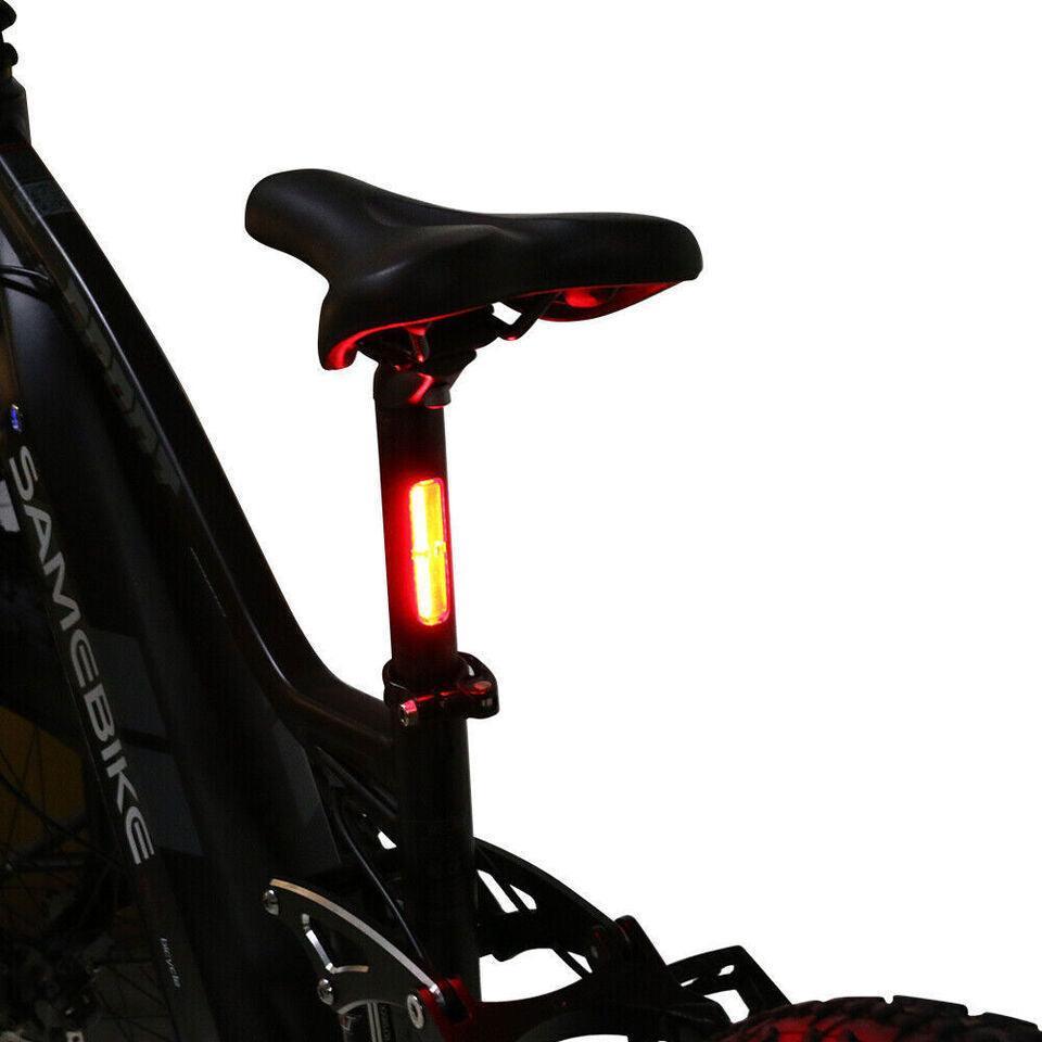 Samebike M1 500W sadel med led belysning.